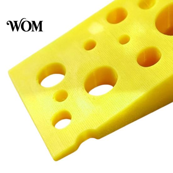 Möbelschutz Türstopper 3D-gedruckter Käse Türstopper, Rutschfester Türstopper, Stabile Basis Keilstopper Keil, Schützt Wände Möbel,