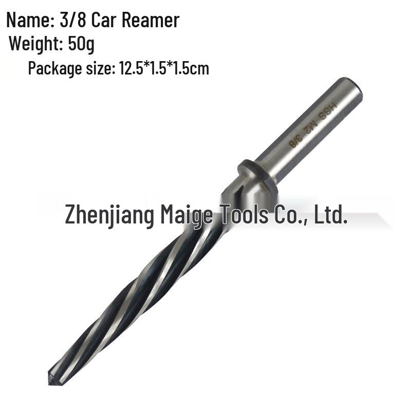 4PC High-Speed Steel HSS6542 M2 Five Flute Car Reamer Deburring Drill Bit Set