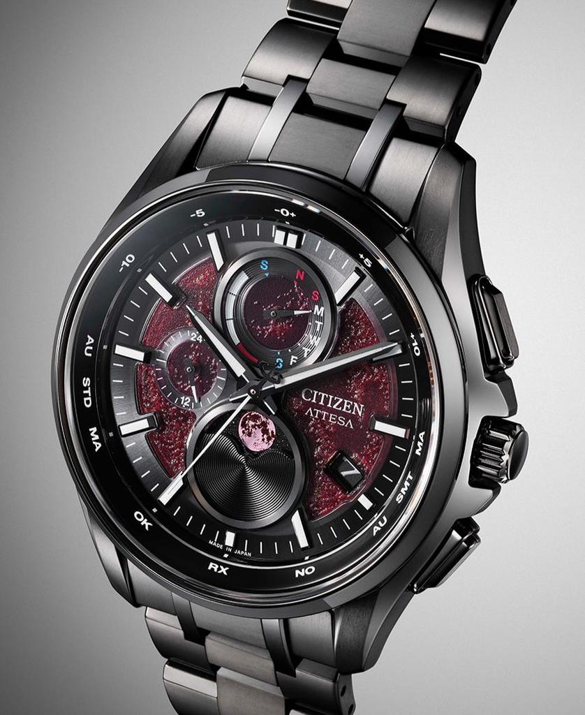 CITIZEN ATTESA Shades of Red Black Series Limited Edition Watch BY1005-73Z
