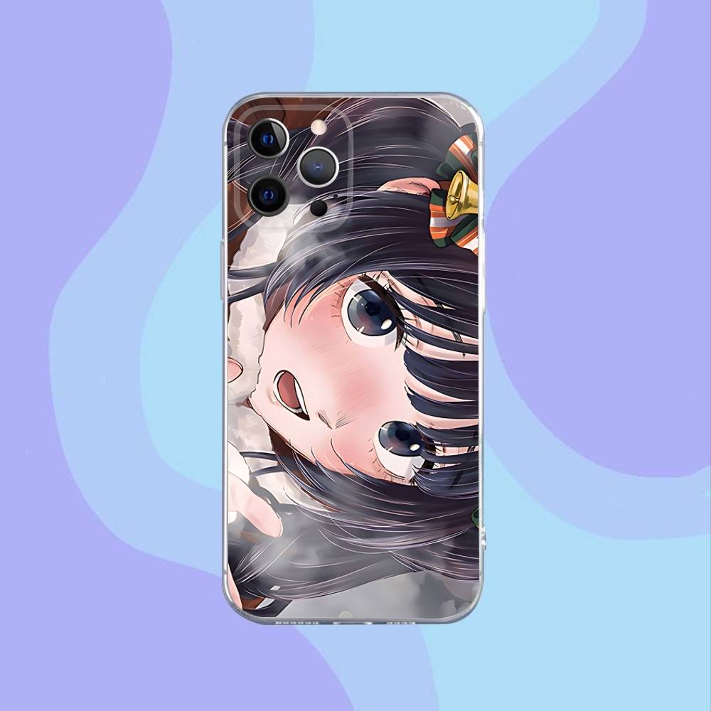 Kaoruko Anime Waguri Phone Case For iPhone 17,16,15,14,13,12,11 Pro,Max,Plus,X,XS,XR,SE4,E Mini Transparent Soft Cover