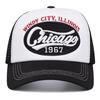 Embroidery Baseball Cap Outdoor Sponge Mesh Cap Summer Shade Breathable Mesh Truck Driver Cap