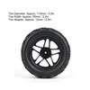 1 10 Universal Remote Control Vehicle Wheels Car Tires RC Car Accessory 115mmBlack