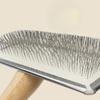 Dog Comb Solid Wood Dog Brush Pet Hair Remover Massage Cat Brush Pet Grooming Stainless Steel Combs for Cats Hair Knot Opening