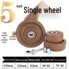 3 to 5 Inch High-Temperature Resistant Swivel Casters with Glass Fiber Bakelite for Oven Carts (Up to 300°)