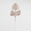 Simulation Christmas decoration cuttings three prongs round pine leaves Christmas tree special accessories decorative home ornaments