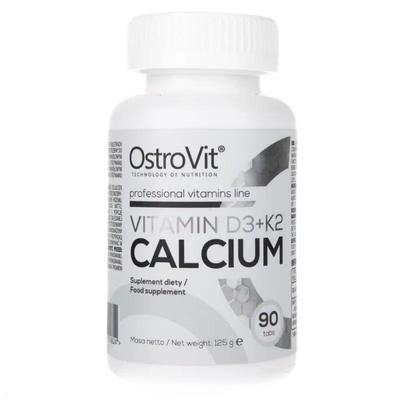 OstroVit Vitamin D3+K2+Calcium, 90 Tabs