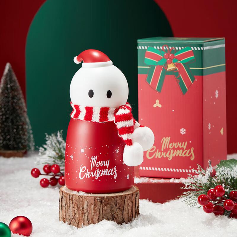 Cute Snowman Stainless Steel Thermos Mug