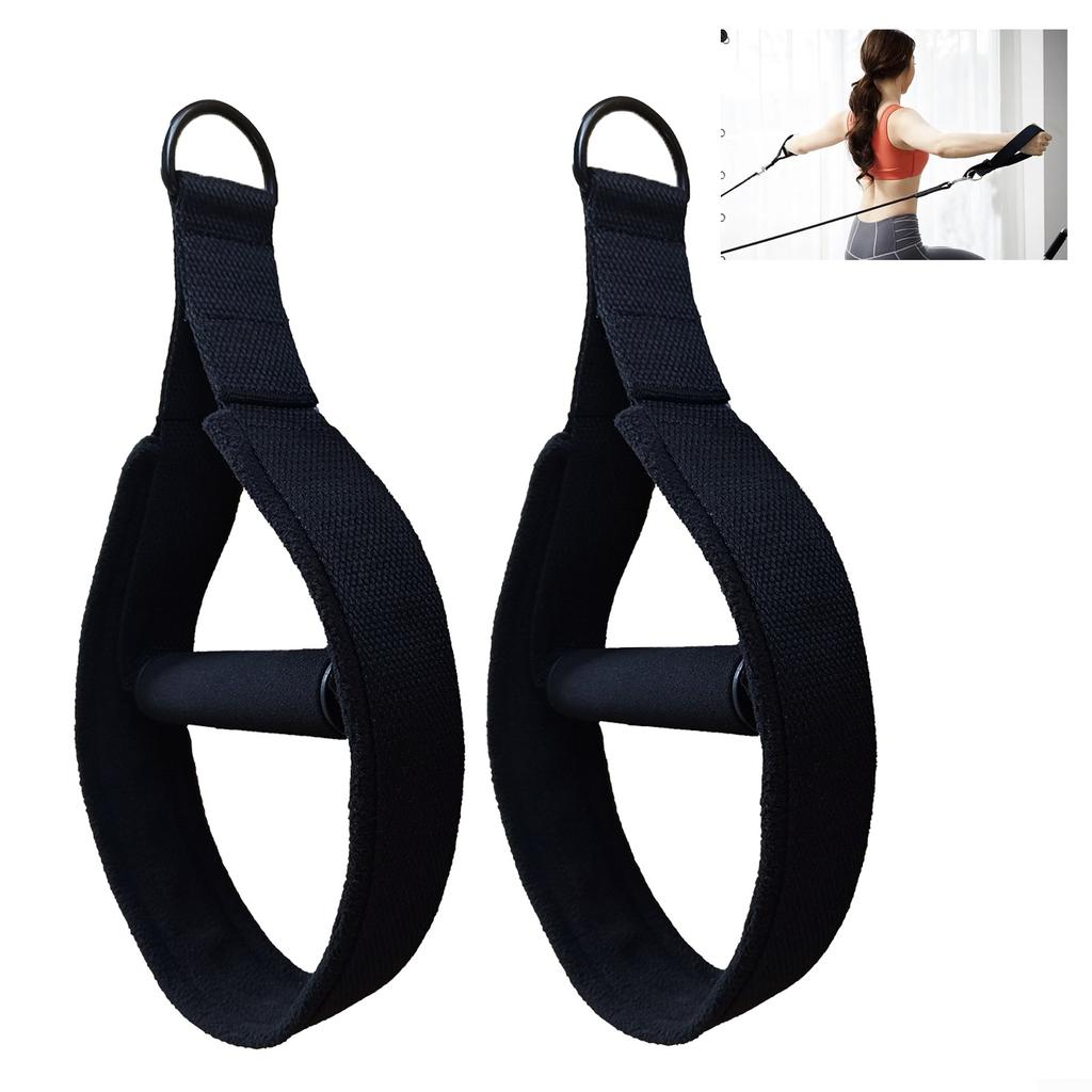 Polar Fleece Double Loop Straps Yoga Straps Circle Foot Straps