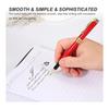 PATIKIL Premium Metal Rollerball Pen, 0.5mm Black Ink, Metal Ballpoint Pen, Luxury Finish for Men and Women, Office Signing, Writing, Gift, Black