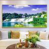 DIY Diamond Painting Waterfall Scenery Diamond Embroidery Landscape Cross Stitch Living Room Art Wall Painting Home Decorative