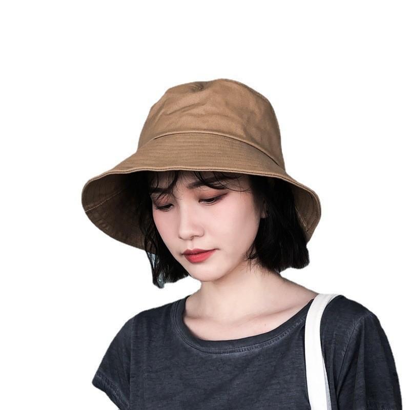 

Outdoor Japanese Fisherman Hat Women Sun Hat Wide Brim Summer Sunscreen Casual Hat Solid Color Fisherman Hat Sunshade Basin Hat