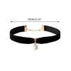 Pearl Choker Necklace for Women Jewelry Black Velvet Rope Collar Choker Necklace