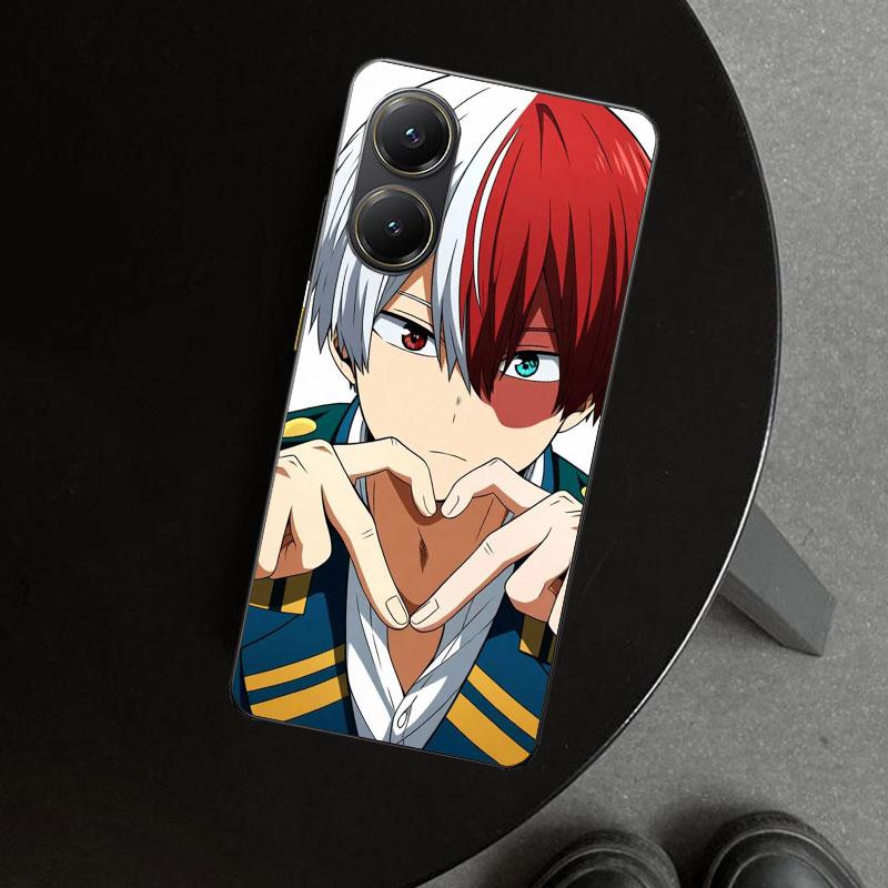 Todoroki Shoto MHA My Hero Phone Case Cover for Xiaomi Poco X6 X5 X7 Pro F7 Ultra Redmi 15C 15 13C 13 12C 12 10C 10 10A 9C 9A 9T