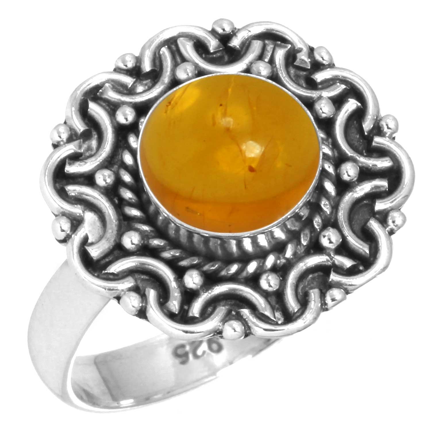 

Кольцо из стерлингового серебра 925 пробы с драгоценными камнями, ювелирные изделия ручной работы, подарок на годовщину, янтарь, аметист, черный оникс, сердолик, гранат, кварц, зеленый оникс, золотой камень, бохо 5.5 янтарь