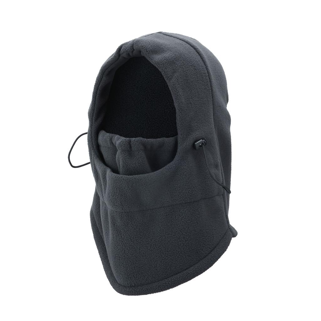Unisex Fleece Winter Hat With Face Cover And Neck Warmer For Adults
