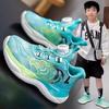 Boys' shoes spring 2025 new wear-resistant and non-slip running shoes medium and large children's children's rotating buckle boys' sports shoes
