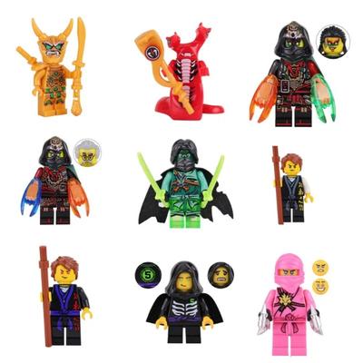 A151-159 Puzzle Assembly Building Block Miniature Wind Morrow Master Time and Space Twin Dragon Suit Kadu Lloyd