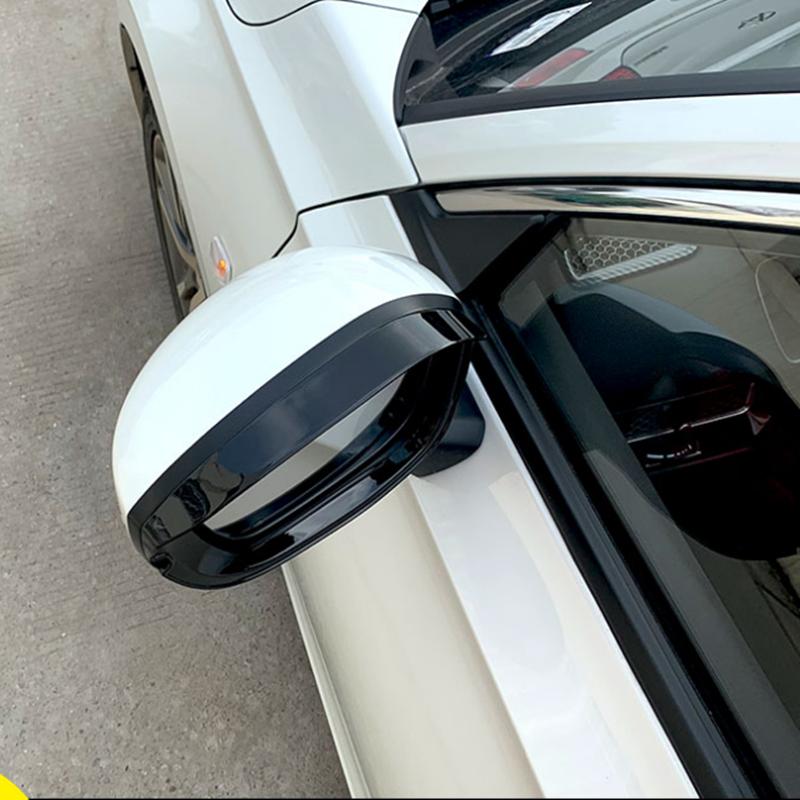 For Honda Civic Bright black Mirror Rain Eyebrow Cover