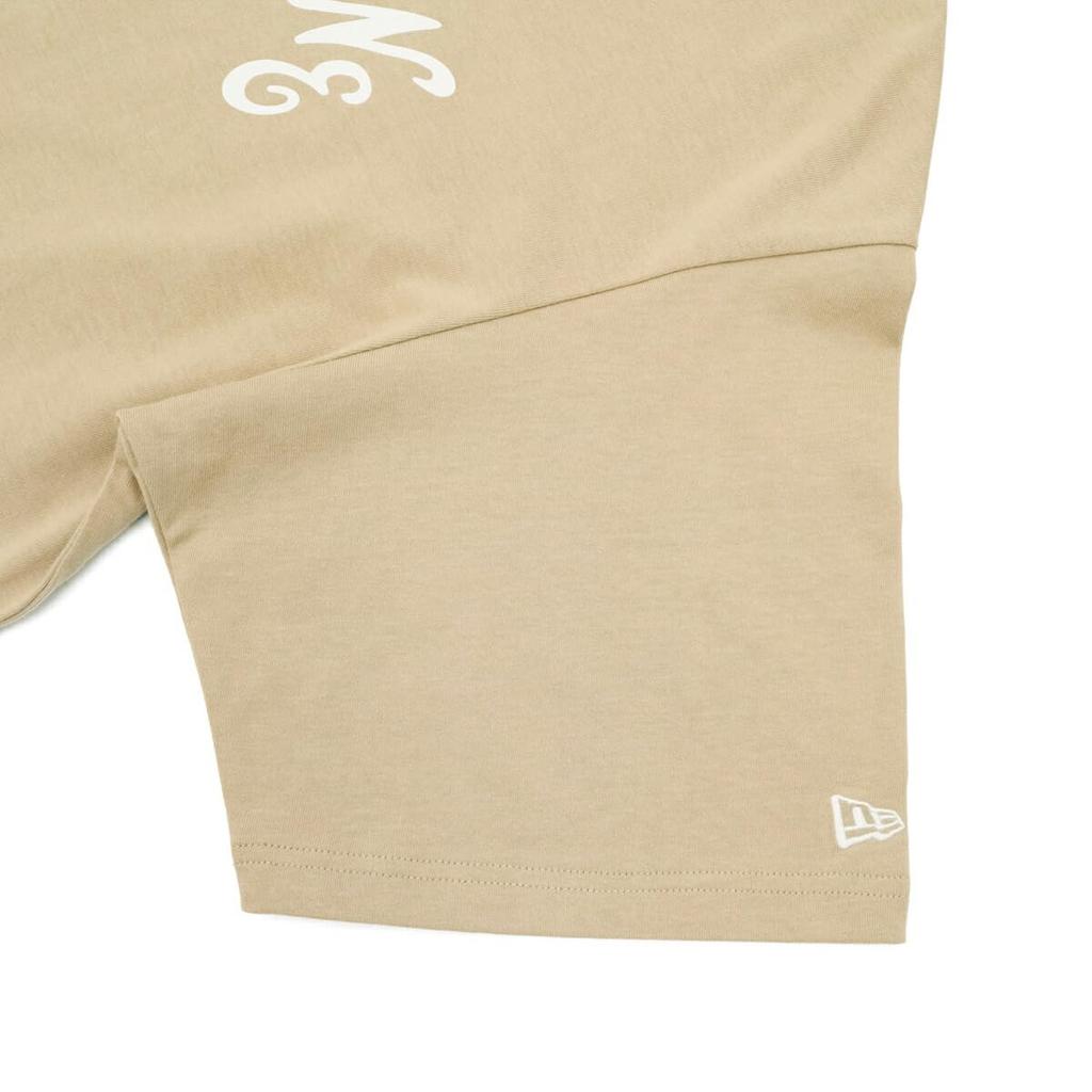 New Era Classic NE Short Sleeve Exclusive To Oversized Cotton Size Size T-Shirt, Camel, ONSPOTZ, Tee, L, S/S