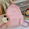 Kindergarten Elementary School Girl Children's Spring Outing Small Backpack Solid Color Cute Backpack