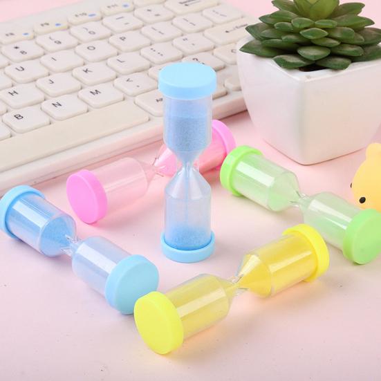 Kids Sand Hourglass Creative Colorful Time-conscious Portable Convenient Timing Smooth Surface Kids 20s Count Down Sandglass Timer Toy