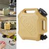 Water Container with Faucet Camping Storage Carrier Jug for Fishing RV Black