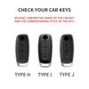 3 Buttons Suede Car Remote Key Case Cover Shell for Nissan Teana Qashqai X-Trail Kicks Tiida for Infiniti Car Keyring