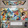 Hohe Auflösung ONE PIECE Leder-Mauspad Luffy Schreibtisch-Pad Rutschfest Wasserdichtes Mauspad Übergroß Jungen Animation E-Sport Spiel Tastatur-Pad
