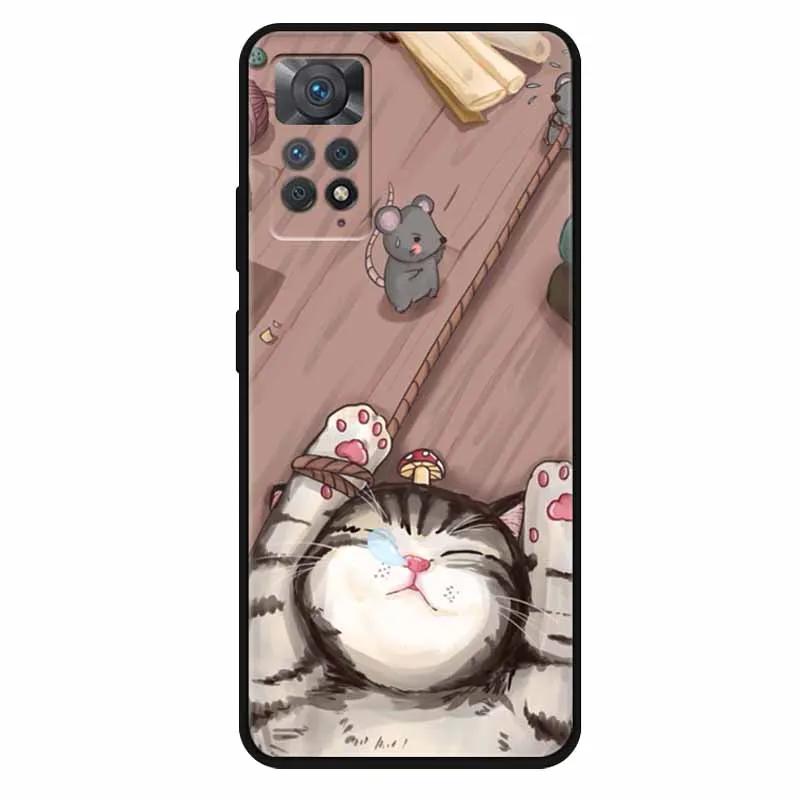 Funda For Xiaomi Redmi Note 11 Pro 5G Case Cool Space Soft Silicone TPU Covers For Xiaomi Redmi Note 11Pro 5G Wolf Protect Shell