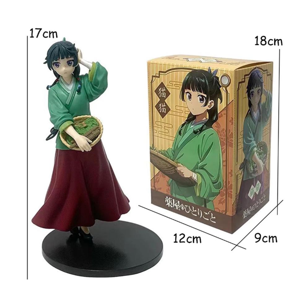 13.5-17cm The Apothecary Diaries Sitting And Standing Style Mao Mao Action Figure Anime PVC Model Collectible Toys