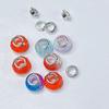 5.5mm Inner Diameter Silver-Plated Iron Handbag Hardware, Pandora Bead Accessory, No Eyelet