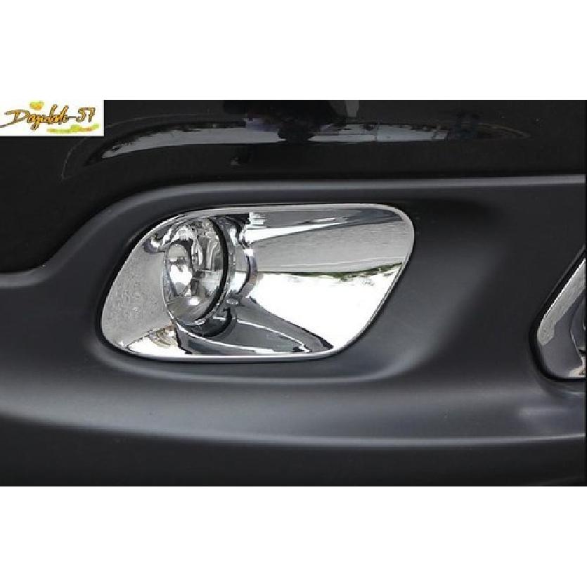 For Jeep Cherokee 2014 2015-2018  2PCS Chrome Front Fog Light Lamp Cover Trim