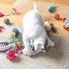 Cat Toys Interactive Mouse with Sounding Bell Ball Pet Chewing Toy Indoor Kitten Feather Mice Toy Set Pet Products Cat Supplies