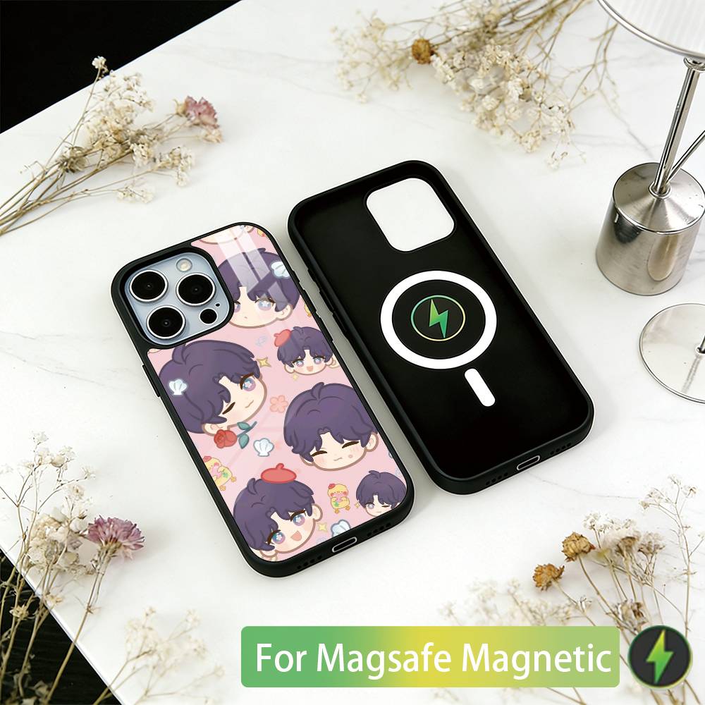 Love D-Deepspac Rafayel Phone Case For iPhone17,16,15,14,13,12,11 Plus,Pro Magnetic For Magsafe Wireless Charging