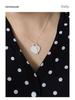 Collana con Ciondolo Chiave a Cuore per Donna - Catena Clavicola dal Design Unico a Forma di Cuore
