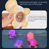 4Pcs Animals LED Light Up Bath Toy Swimming Water Soft Rubber Float Induction Luminous Penguin Dinosaur Fun