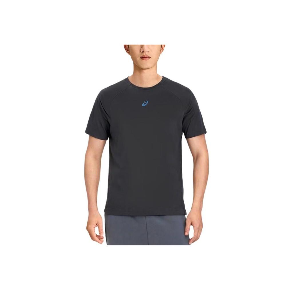 Asics D.Fresh Sports Lifestyle Series Moisture-Wicking Crew Neck Short Sleeve T-Shirt Men Tops Black 2011D335-001