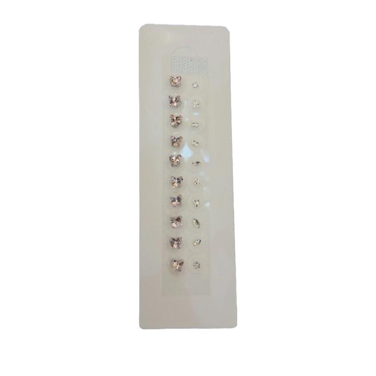 20Pcs Fashion Disposable Ear Sticker Acupunctures Beads Auricular Ear Sticker Acupoint Pressure Stimulation Patches