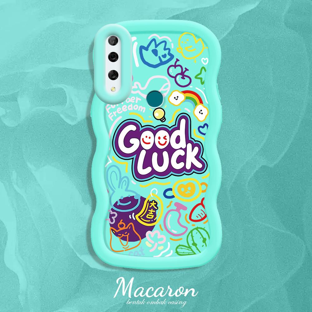 

Окрашенный узор Big Wave Edge Мягкий силиконовый материал Macaron чехол для телефона противоударный защитный резиновый чехол для iPhone Huawei Honor Infinix Tecno iPhone 14 Pro синий