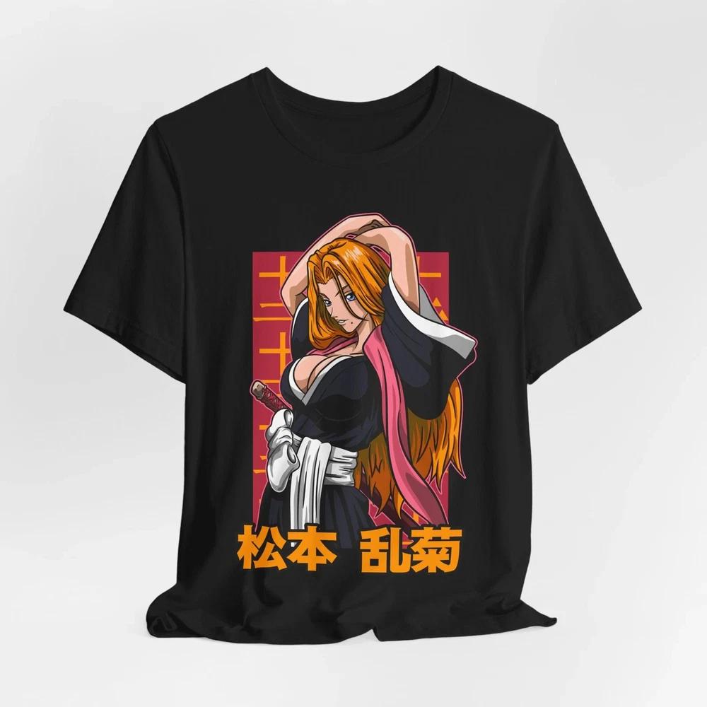Anime Inspired Black T Shirt Size S 4XL S