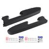 Front Armrest Repair Kit For Chevy Silverado 1500 2500HD 3500HD 2010-2014 Black