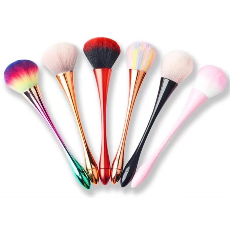 Minimalist Nail Brush For Manicure Art Soft Big Head Gel Polish Dust Cleaning Brushes Nail Art Brush Nail Accessories Tools