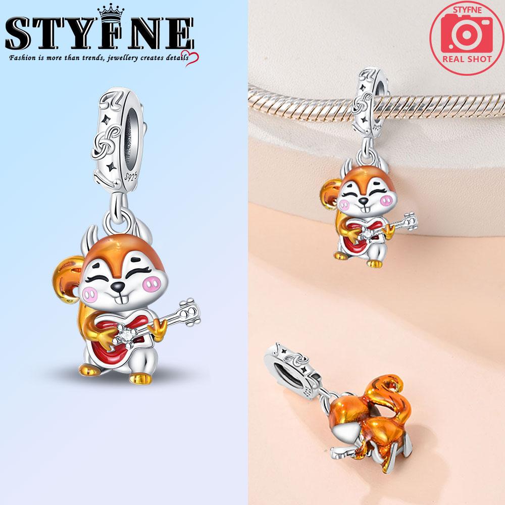 

New Harvest Season Pumpkin Bunny Guitar Beads Fit Original Bracelet 925 Silver Women s Necklace DIY Charm Exquisite Jewelry Gift