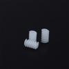 10Pcs/Lot White Right Hand Plastic 6*10 (2A) Worm Turbine 0.5 Module Reduction Gears Diy Model Parts