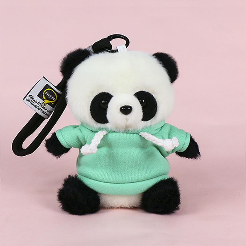 Premium Scented Panda Pendant Backpack: Dressed-Up Panda Doll In Various Styles