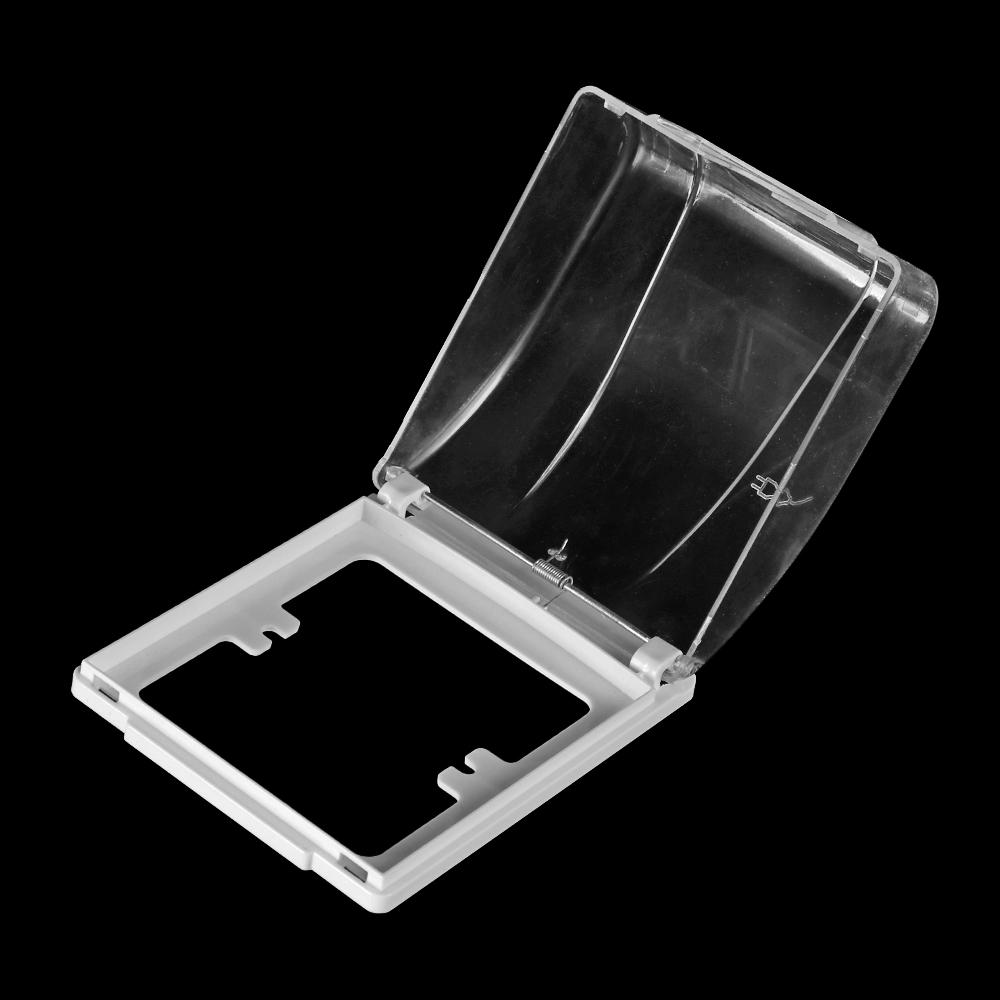 Transparent 86 Type Switch protective Cover Switch Splash Box Power Outlet Box Socket Waterproof Box For Kitchen Toilet Bathroom