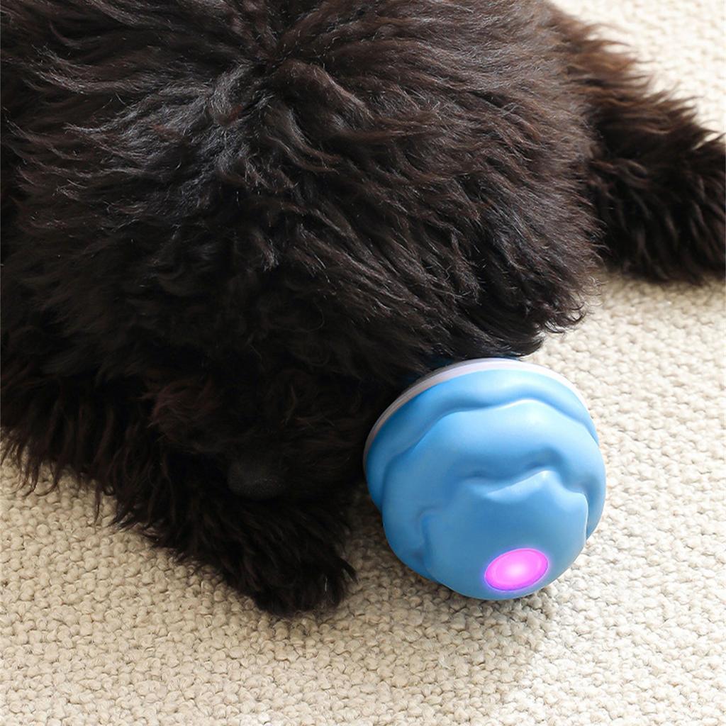 Motion Activated Dog Grinding Rope Toy Balls USB Rechargeable Interaction Electric Ball for Puppies and Boredom Dog