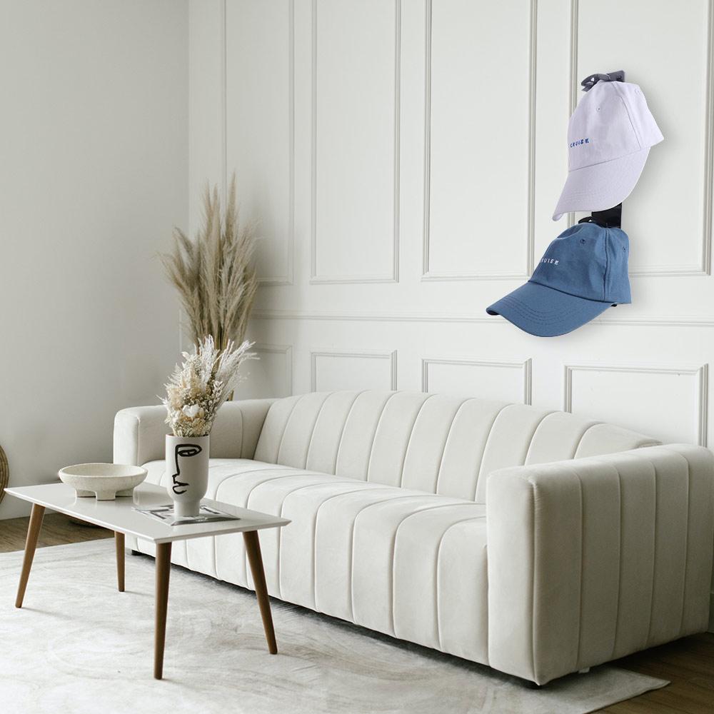 10 Holes Wall Mounted Hat Rack Space Saving Hat Display Stand  Bedroom