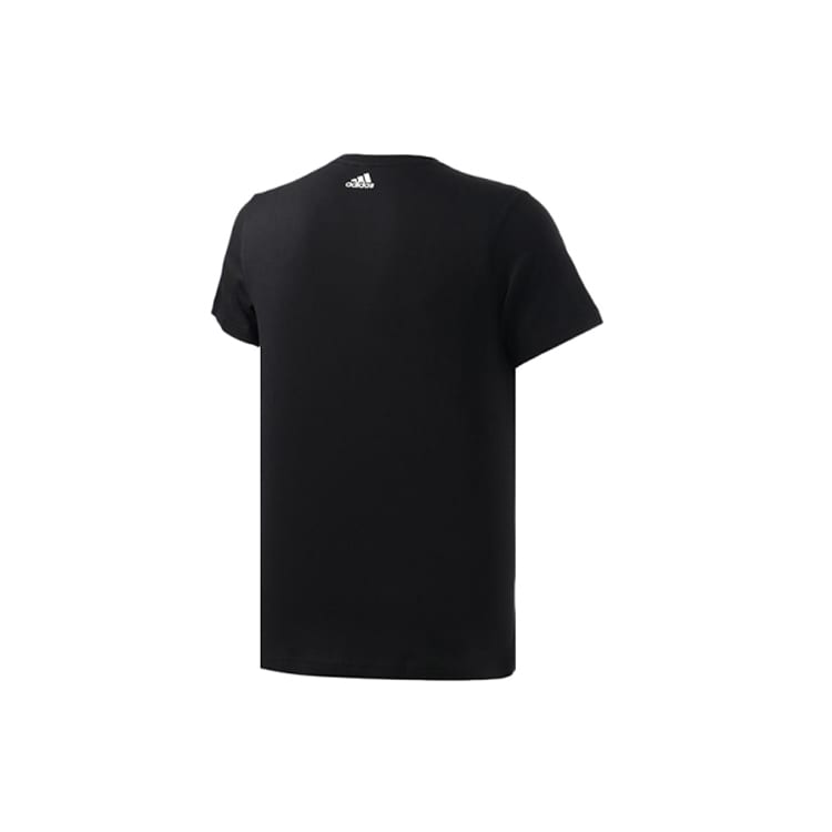 adidas T Shirts Men's Black Crew Neck Moderate Straight Fit EK4730