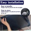 2PCS Car Sunroof Sunshade, Car Roof Cover, Foldable UV Reflector Reflective Covers Block UV Rays Glare, Car Interior Accessories Fit For Mini Cooper,